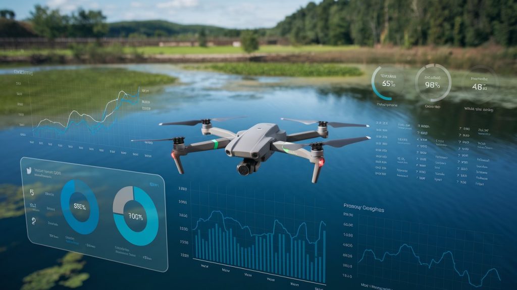 monitoreo con drones y sensores